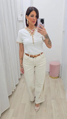 T SHIRT Conchiglia Bianco