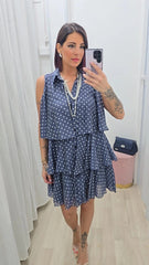 Abito Pois Blu