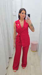 Tailleur Farfalla Rosso art 8641