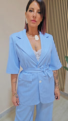 Tailleur Bruna Azzurro