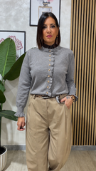 CARDIGAN SOPHIA GRIGIO