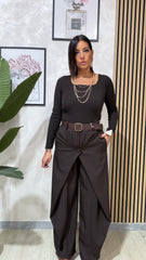 Pantalone Ely Marrone