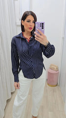 CAMICIA VIVIAN  BLU