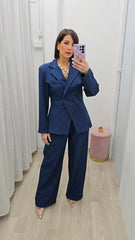 Tailleur Gessato Blu art..66793