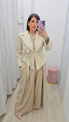 TRENCH ECOPELLE BEIGE