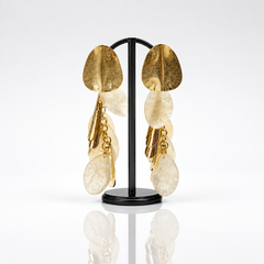 Orecchi Oro e Beige