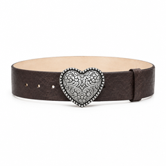 Cintura Cuore Marrone