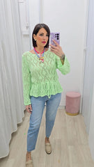 MAGLIA TRAFORO LIME