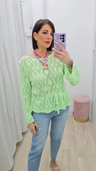 MAGLIA TRAFORO LIME