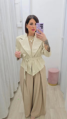 TRENCH ECOPELLE BEIGE