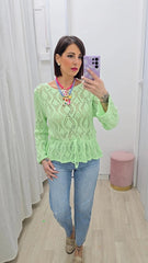 MAGLIA TRAFORO LIME