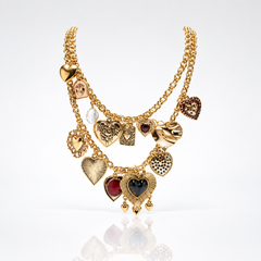 Collana doppio filo Gold